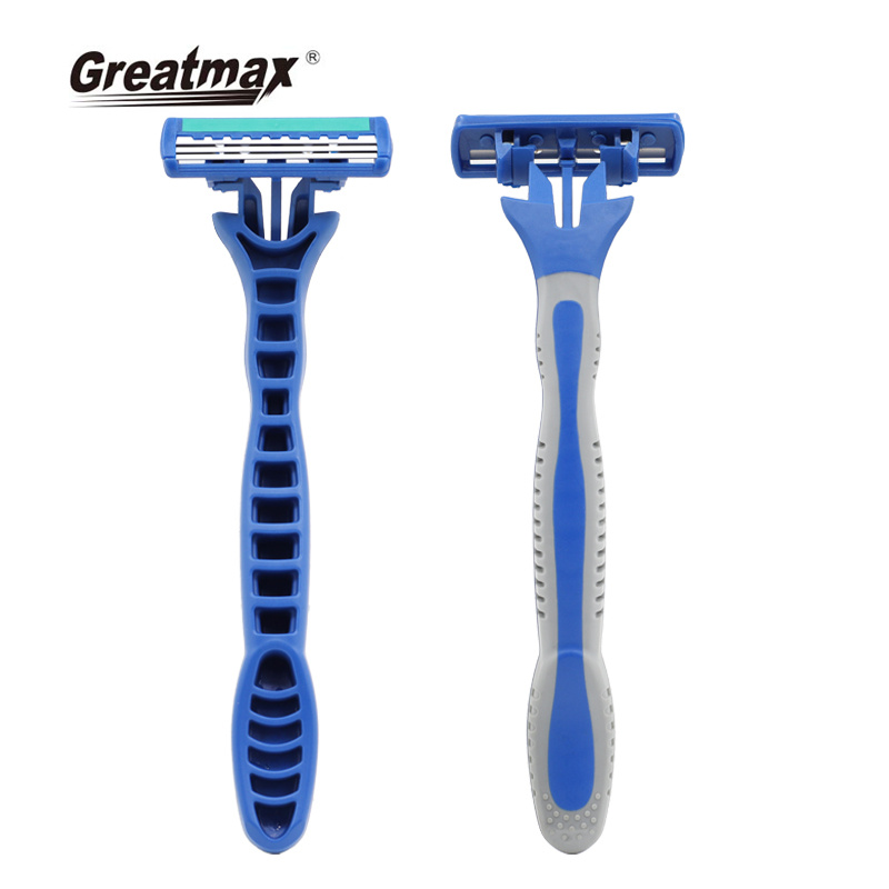 3 blade disposable shaving razor triple blade razor hair razor