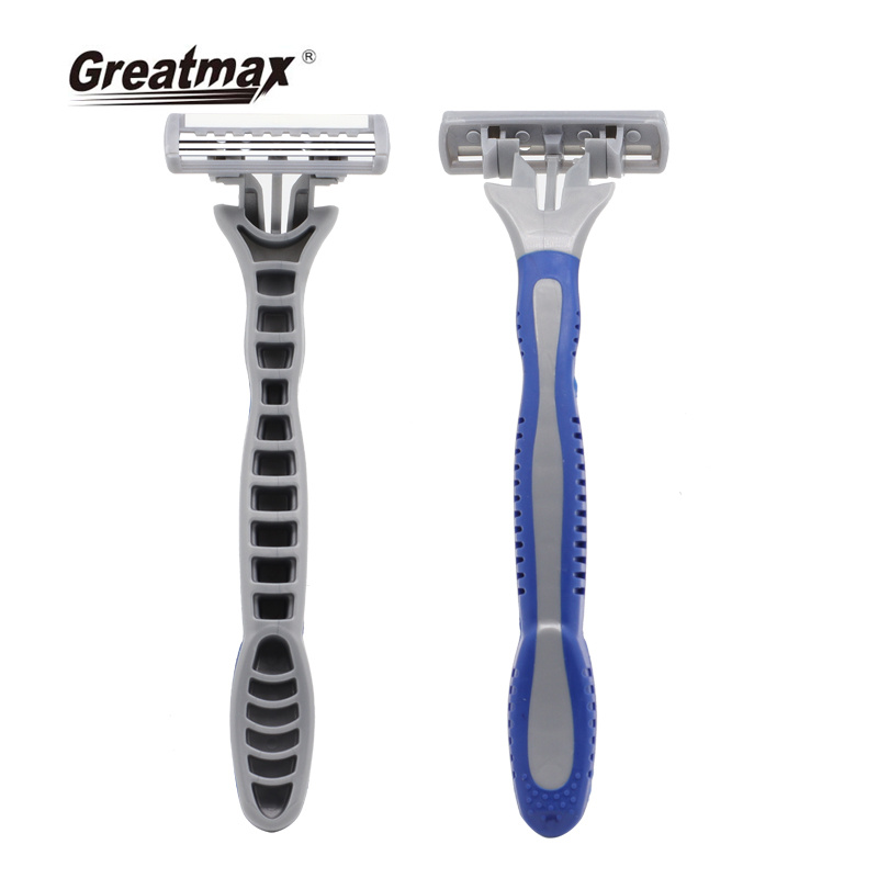 3 blade disposable shaving razor triple blade razor hair razor