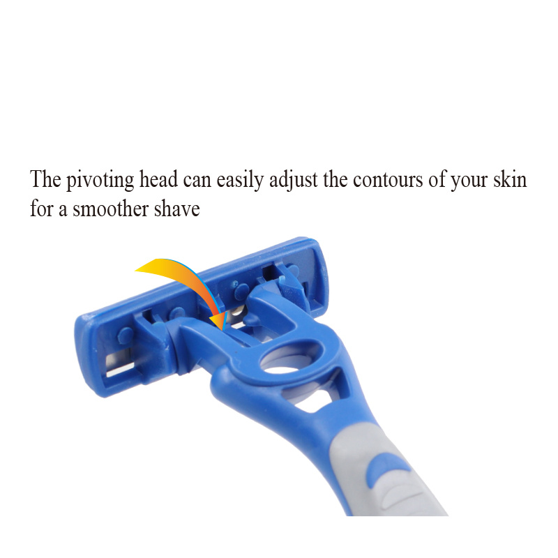 Face triple blade razor men's shaving straight water razor