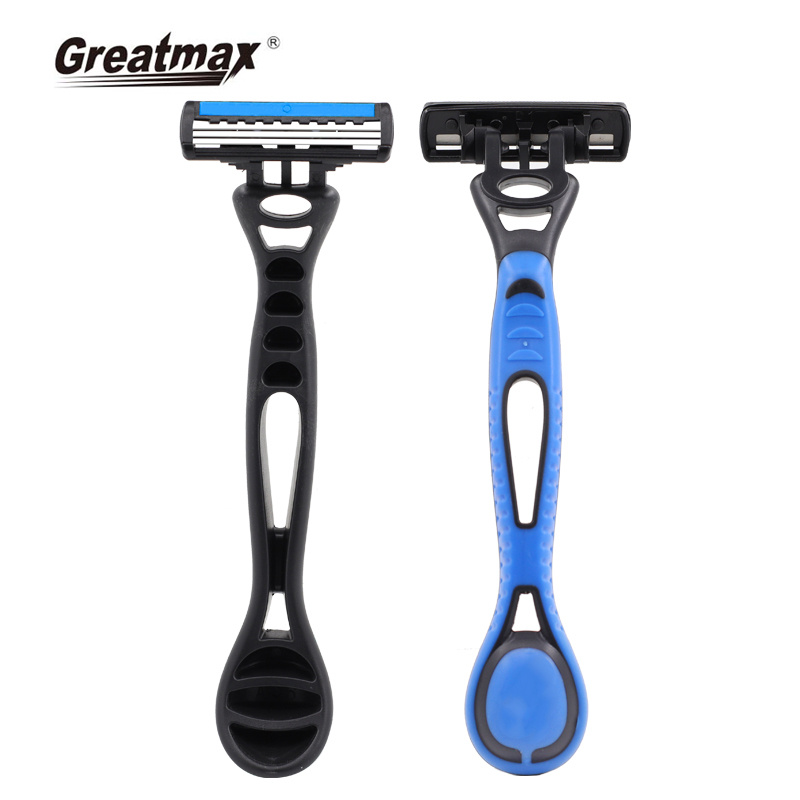 Maquinilla De Afeitar Desechable 3 men Razor Greatmax Plastic Handle Safety Women Disposable Triple Blade Shaving Razorl