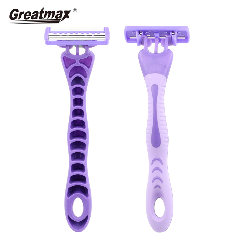 Maquinilla De Afeitar Desechable 3 Men Razor Triple Blade Shaving Razor Greatmax Plastic Handle Safety Women Disposable