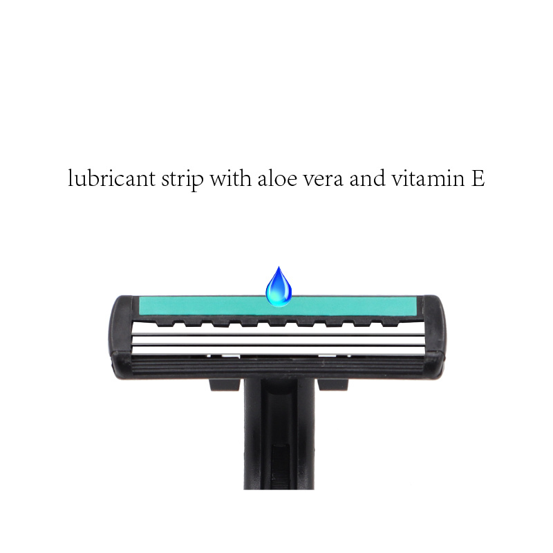 wholesale hotel disposable razor shaving razor Factory Three Blades Fixed head Disposable Face Razor