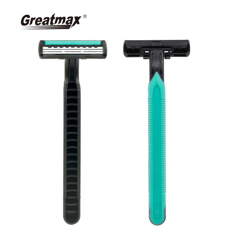 wholesale hotel disposable razor shaving razor Factory Three Blades Fixed head Disposable Face Razor