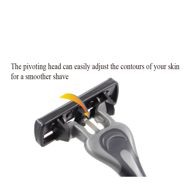 Wholesale Professional Manufacturer disposable triple blade razor with lubricating strips