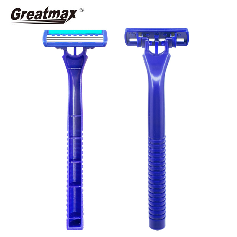 WL-323L Triple blade Razor with lubricating strip Men's Shaving