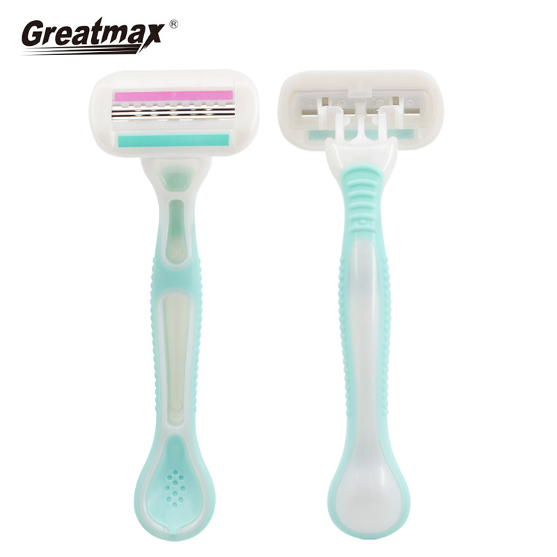 back disposable shaver Triple Blade Economic Razor women Disposable Shaving Triple Blade Razor