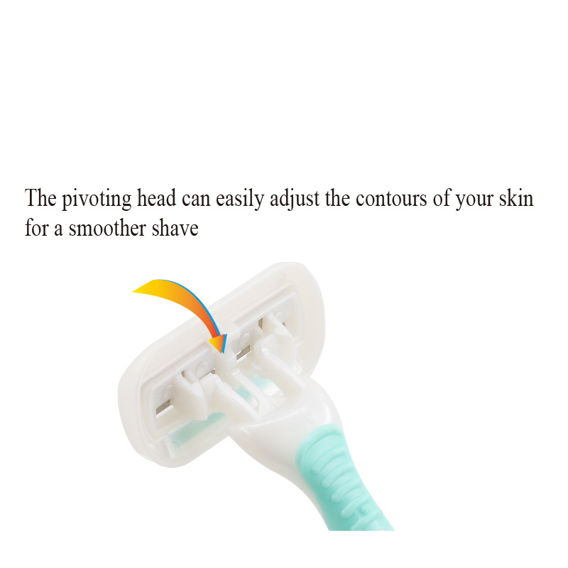 back disposable shaver Triple Blade Economic Razor women Disposable Shaving Triple Blade Razor