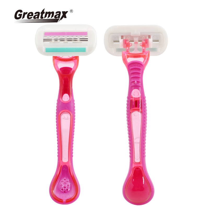 back disposable shaver Triple Blade Economic Razor women Disposable Shaving with body hair leg remover shaver razor