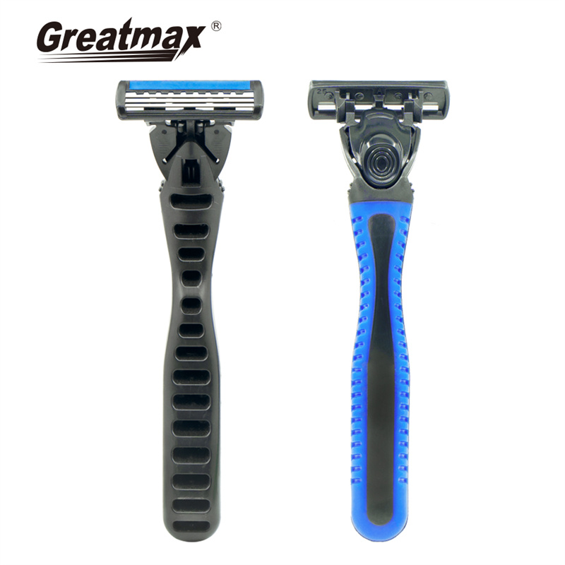 Custom Stainless Steel Triple Blade Face Razors disposable razor and cartridge