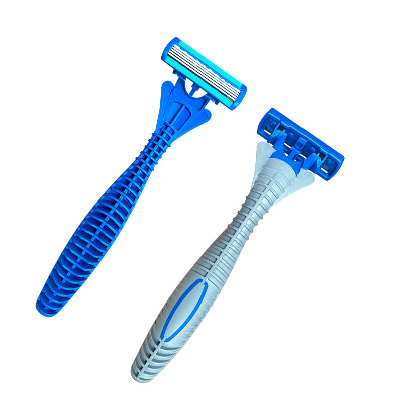 Five blade Razors with lubricating strip and super rubber handle WL-389L WL-489L WL-589L WL-689L