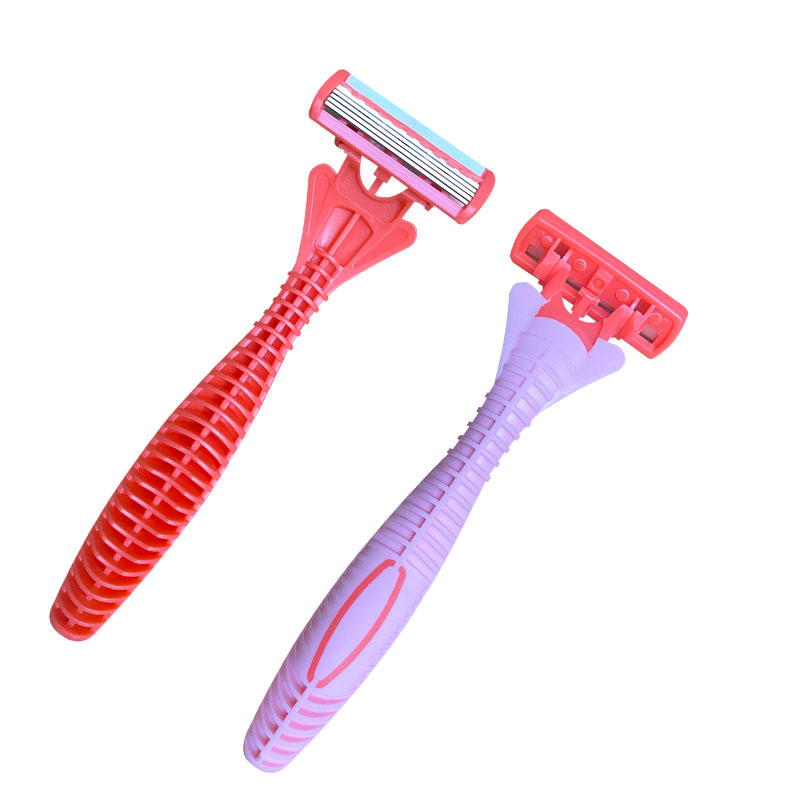 Five blade Razors with lubricating strip and super rubber handle WL-389L WL-489L WL-589L WL-689L