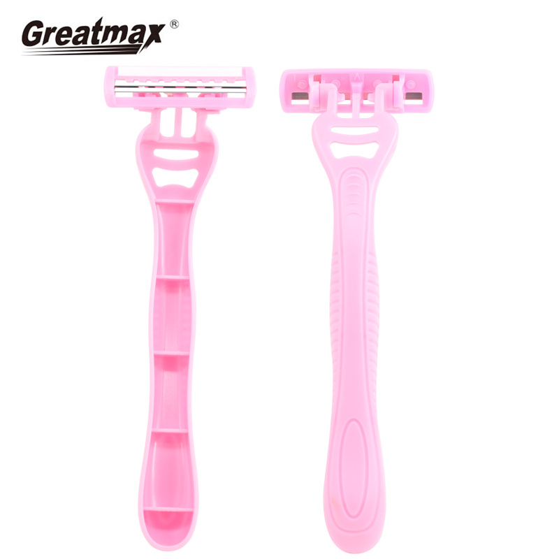 Greatmax Razor Hot Sale Women 2 Blade Cheap Disposable Shaving Razor