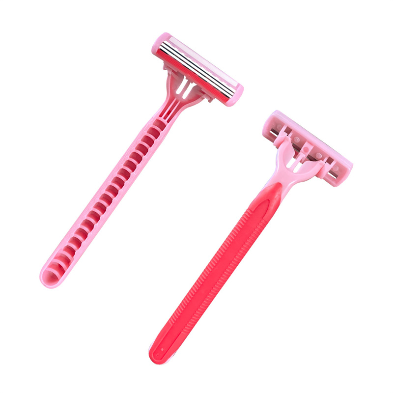 women shaving razor for women triple blade Razor with lubricating strip