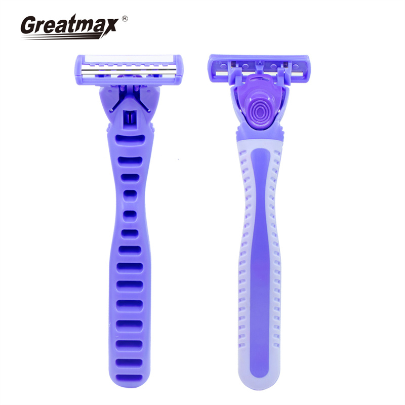 Two Blade Disposable Razor with Lubricating Strip and Super Rubber Twin Blade Handle Pisa Cukur 10000 Packs WL-297L Red