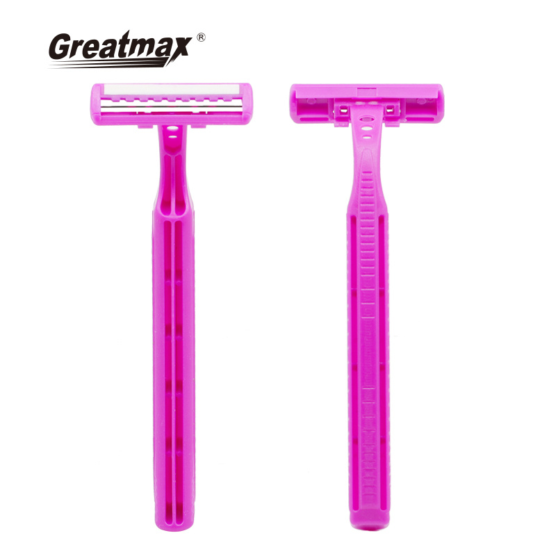 wholesale hotel disposable razor shaving razor Factory Three Blades Fixed head Disposable razor