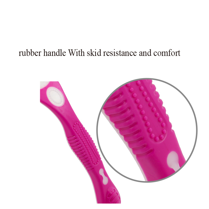 Wholesale Professional Manufacturer disposable triple blade razor with lubricating strips womens razor