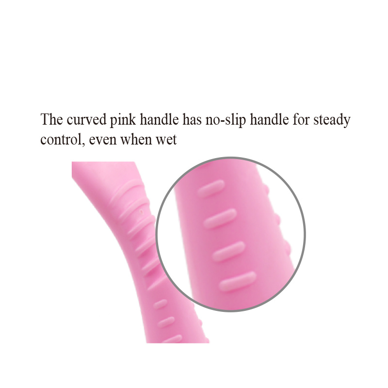 womens razor blades shaving knife Triple blade Razor women's plastic handle razor