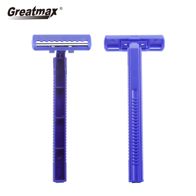 womens razor blades shaving knife twin blade Razor women's plastic handle wholesale razor