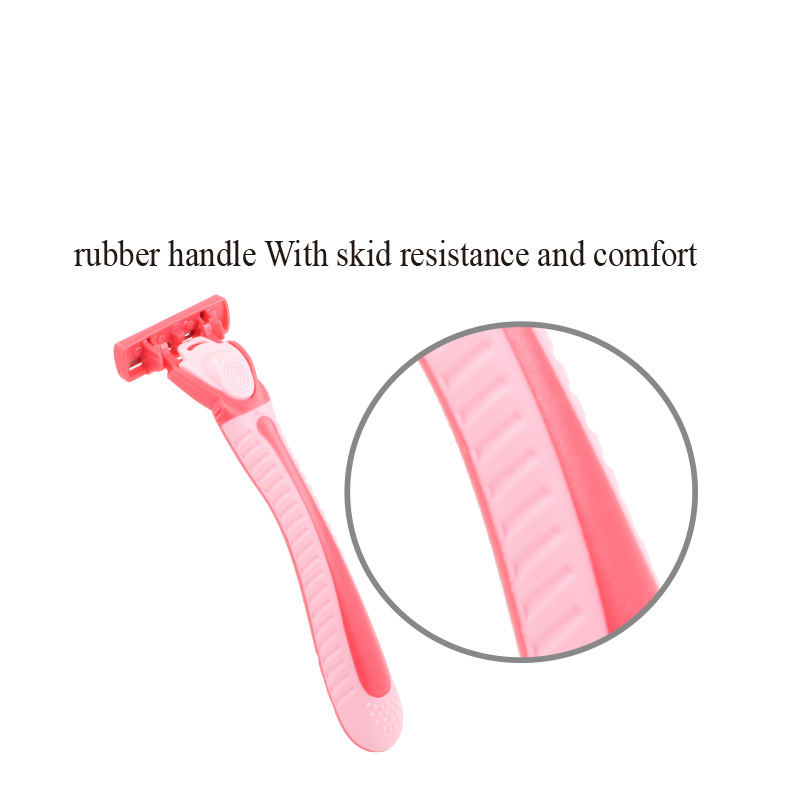 Womens shaving razor women three blades System razor with pisau cukur