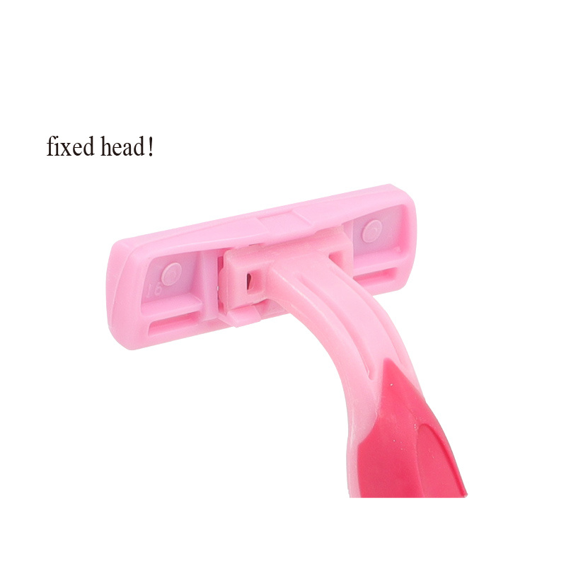 women wholesale hotel disposable razor shaving razor Factory Three Blades Fixed head Disposable Face Razor